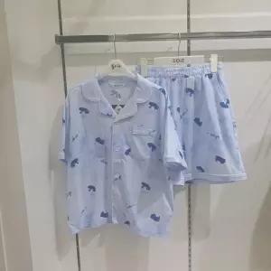 [소이]타이다이 고양이 파자마셋트 25SM752_BL_KG