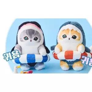 오늘의선물 WL 모후샌드 고래상어 마스코트 인형키링 11cm-랜덤