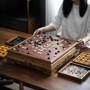 원목 바둑판세트 프리미엄 고급 호두나무 바둑알 기원용
