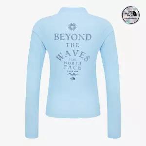 [백화점 정품] 노스페이스 NJ5JS31C 여성 서프 래쉬가드 집업 PASTEL BLUE