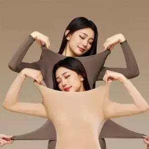 여성 발열 내의 기모 여자내복 히트텍