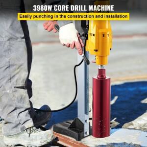 다이아몬드 코어 드릴링 머신 스탠드 및 비트 포함 리그, 콘크리트 보링용, 3980W, 8 인치, 205mm