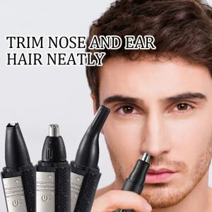 Kemei Nose Hair Trimmer KM-385 전신 세척 및 눈썹 트리밍을 위한 휴대용 올인원 코털 트리머
