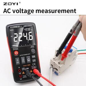 ZOYI ZT-X 디지털 멀티미터 9999 카운트 고정밀 자동 범위 NCV VFC 마이크로 전류 전압 LCR 테스터