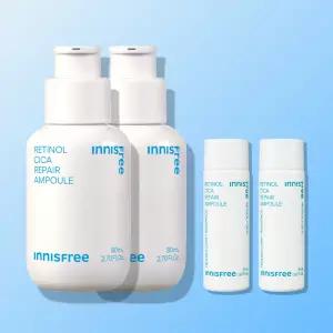 [더블구성] 이니스프리 레티놀 시카 흔적 앰플 / 트러블 모공 색소침착 저자극 80ml, 2개