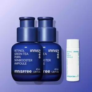 [더블구성] 이니스프리 레티놀 PDRN 앰플 / 피디알엔 모공 탄력 속광 40ml, 2개