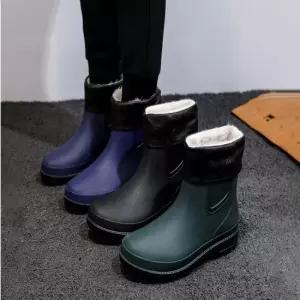 3컬러 작업화 탈부착 데일리 남성 레인부츠 장화 내피 겨울레인부츠 탈부착부츠
