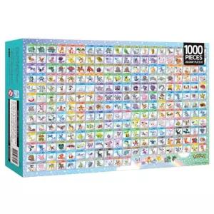 포켓몬스터 직소퍼즐 1000pcs-포켓몬 도감 관동 성도