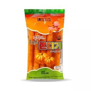 추억의 호박맛 쫀디기 70g 쫀드기 과자 사무실 학원 아이들 간식