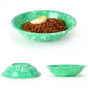 [골드스마일]멜라민 분식 면그릇 짜장면 우동 라면그릇 21x5cm 4호