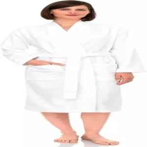 수건 선택 여성용 로브 코튼 기모노 목욕 가운 무릎 길이 테리 천 XS부터 4X까지