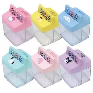 산리오)사각자석클립통(헬로키티)