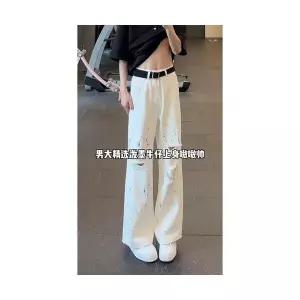남자 데일리 바지 배기핏 디스트로이드 청 여름 핫 M스포2