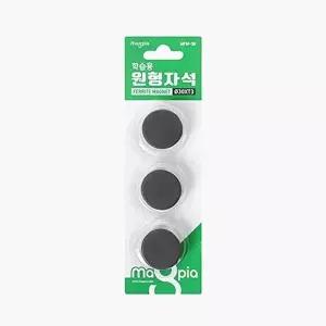 [마그피아]고품질 학습용 원형자석 30mm 9개입 사무용품 학습용 원형자석 30mm 9개입 WFM68EB