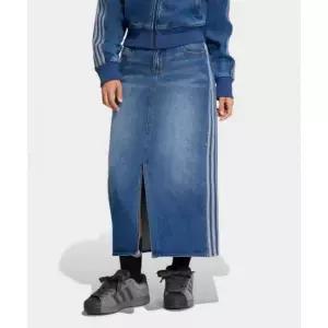 아디다스 adidas 3-스트라이프 팬슬 데님 스커트 - 미디움데님 KD2908 238151