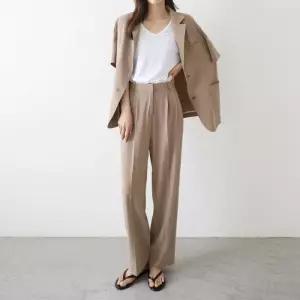 [BELLA.DOI] 여름 반팔 루즈핏 정장 자켓 (7034513A)