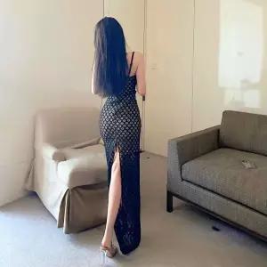 여름 원피스 치마 여성용 슬림핏 원 트임 나시 레이어드 레이스 SPO마켓2