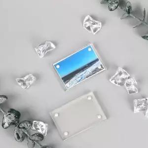 4x6cm 자석 아크릴 미니액자 액자 미니액자 아크릴액자 4x6액자 증사액자 스티커사진액자