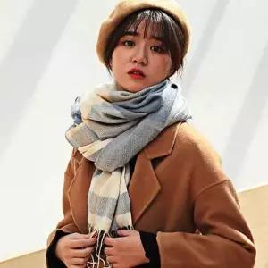 머플러 남성머플러 베이지머플러 체크머플러 목도리 목도리
