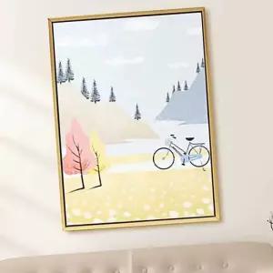 일러스트 캔버스 액자 풍경C 30x40cm 인테리어 캔버스액자틀 북유럽