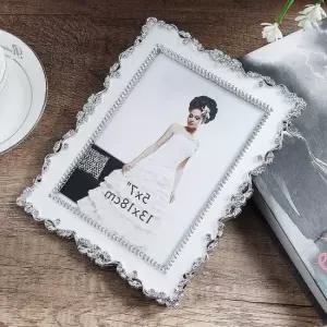 사진액자5x7 포토액자 로즈 탁상용 포토액자 인테리어액자 웨딩액자 돌사진액자 l