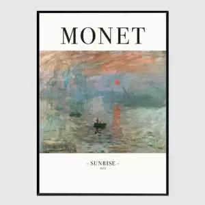 인테리어액자 Sunrise 1872 A2사이즈 거실액자 깔끔한액자 공간그림