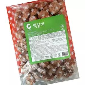 청정원 떡갈비 1kg 10개 냉동 간편식 업소용