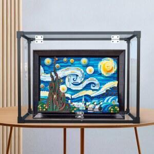 레고아크릴케이스 고흐 진열장 스타일 21333 43X5.8X55.7cm 별이 수납장