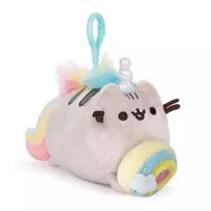 푸쉰고양이 무지개도넛 가방고리