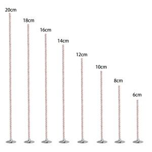 무연 캔들 심지 코튼 콩 왁스 대형 베이스 가정용 향 직조 등유 램프 스레드, 6-20cm, 30 개