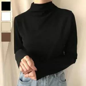 아트박스/신상오픈런 여성 기본 터틀넥 레이어드 티셔츠 데일리웨어