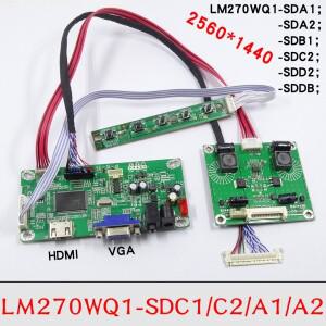 LM270WQ1-SDC2 컨트롤러 보드 키트 2560X1440 LED 30핀 드라이버 화면 DIY HDMI 호환 모니터