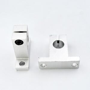 2pcs 선형 베어링 레일 샤프트 지원 Sk8 Sk10 알루미늄 합금 CNC 라우터 3d 프린터 부품 브래킷
