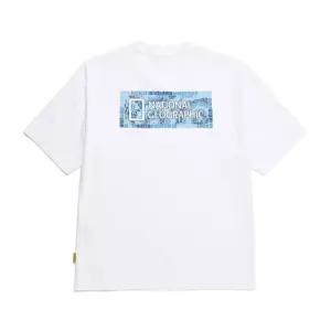 매장정품 NATIONALGEOGRAPHIC 내셔널지오그래픽 (4color)만텔라 백 빅로고 베이직핏 반팔 티셔츠 N252UTS04