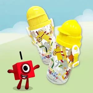 [보리보리/오키즈]넘버블럭스 빨대물통-스트랩 350ml YP1209 (S0490)