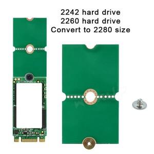 NGFF M.2 SSD 어댑터 카드 2242-2280 전송 확장 랙 보드 라이저 변환