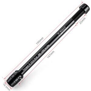 자전거 트레이너 스루 액슬 꼬치 MTB 샤프트 어댑터 12x142-148mm P1.5/P1.75 퀵 릴리스