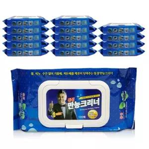 동성 만능크리너 100매x15개 티슈형 찌든때 제거 리필