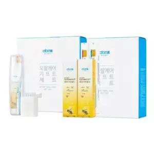 애터미 오랄케어 기프트 선물 세트 (여행키트 + 칫솔 4개 + 치약 2개 + 치간칫솔) x 2
