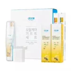 애터미 오랄케어 기프트 선물 세트 (여행키트 + 칫솔 4개 + 치약 2개 + 치간칫솔)