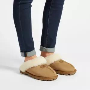 어그 오즈웨어 UGG 코케트 양털 슬리퍼 OUW111-CHESTNUT)