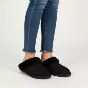 어그 오즈웨어 UGG 코케트 양털 슬리퍼 OUW111-BLACK)