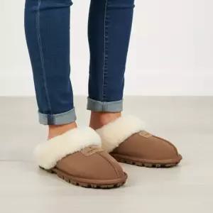 어그 오즈웨어 UGG 키즈 코케트 양털 슬리퍼 OUW139-CHESTNUT)