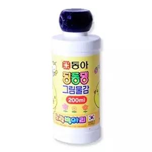 고품질 동아 딩동댕물감.200ml/검정.1개 찰흙 지점토 사인펜 W02D181