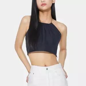 미쏘 홀터넥 나시 블라우스 MIWBND717B-T)