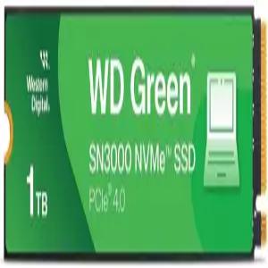 웨스턴 디지털 1TB WD 그린 SN3000 NVMe 내장 SSD - 솔리드 스테이트 드라이브 Gen4 PCIe M.2280 최대 5
