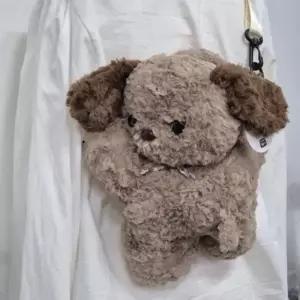 복실 강아지 봉제인형 가방 크로스백 귀여운 방울