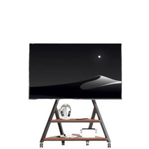40-80인치 TV용 코너 스탠드 작은 공간 바닥 LCD/LED 평면 곡선 스크린용 롤링 카트
