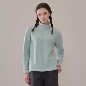 [하프클럽/르까프]르까프 24FW 여성 플리스 집업 티셔츠 애쉬민트