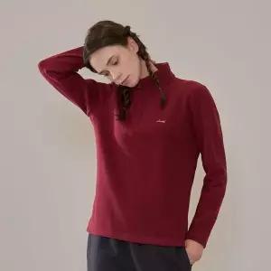 [하프클럽/르까프]르까프 24FW 여성 플리스 집업 티셔츠 레드